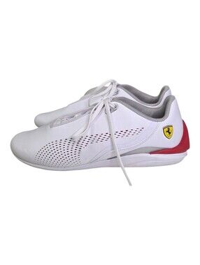 Puma Scuderia Ferrari Drift Cat Decima Mens White Shoes Size 8